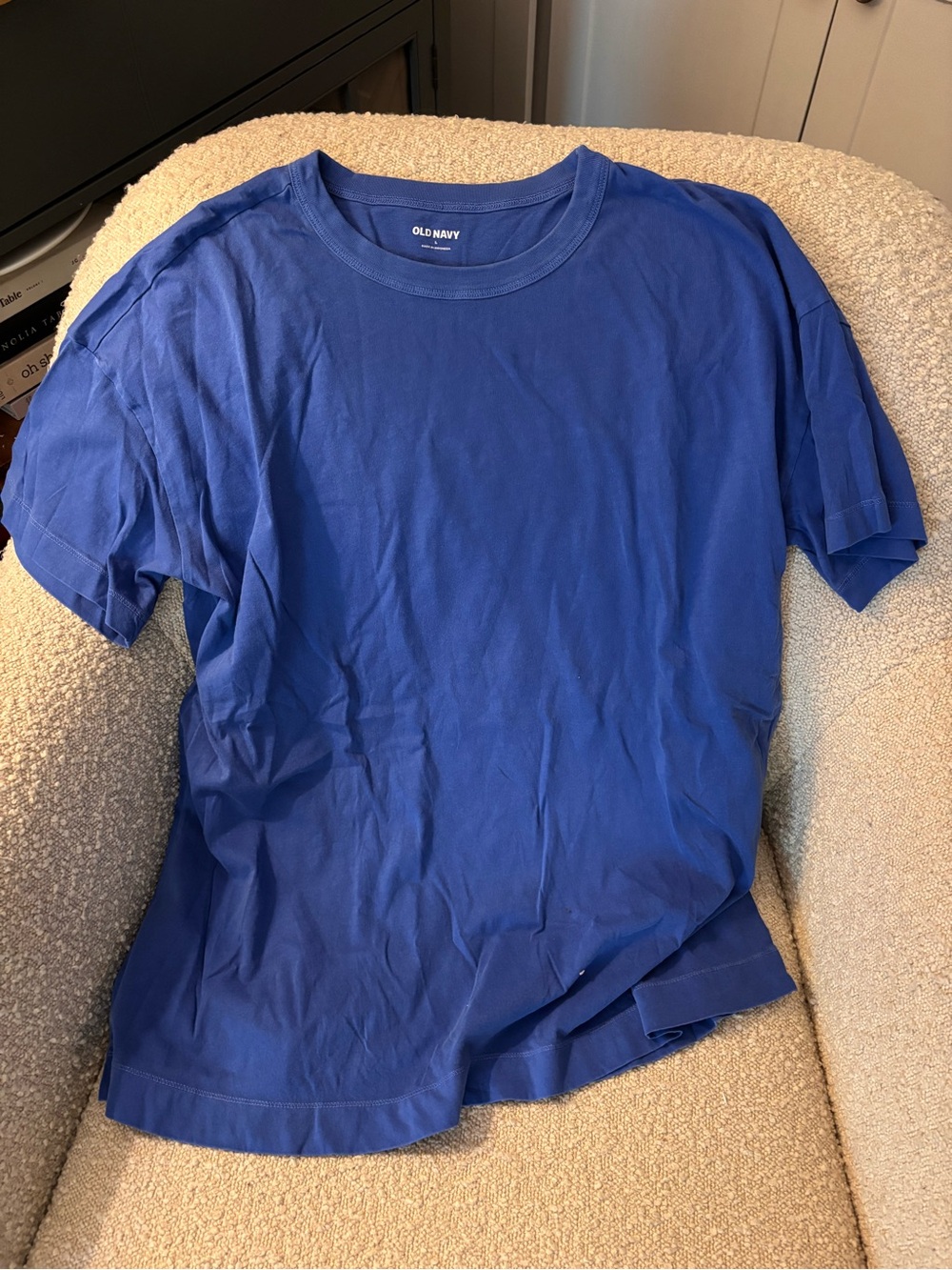 Old Navy | Solid Royal Blue Crewneck Tee | Size L